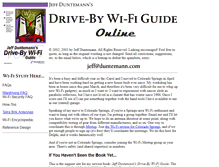 Tablet Screenshot of drivebywifiguide.com